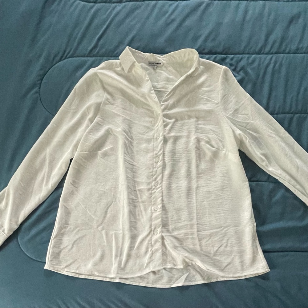 Fashion Nova - Text It To Me Blouse SZ - 1X - Picture 2 of 5